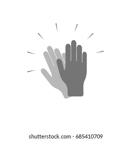 clapping hands applause vector illustration 