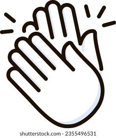 clapping hands icon emoji sticker