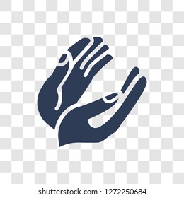 Clapping Hands icon. Trendy Clapping Hands logo concept on transparent background from Hands collection