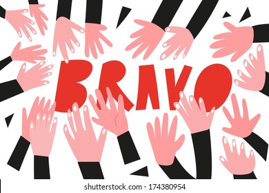 Clapping Hands,applause - Vector Illustration