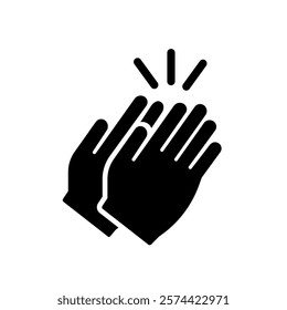 Clapping Icon. Applause icon vector