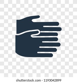 Clapping vector icon isolated on transparent background, Clapping transparency logo concept