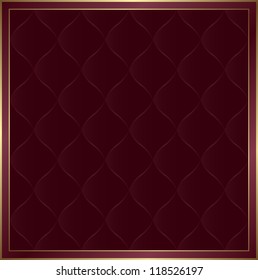 claret background with golden frame