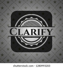 Clarify realistic dark emblem