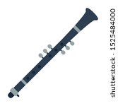 clarinet  flat icon. You can be used clarinet  icon for several purposes.