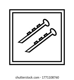 Clarinet icon or logo isolated sign symbol vector illustration - high quality black style vector icons
