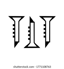 Clarinet icon or logo isolated sign symbol vector illustration - high quality black style vector icons
