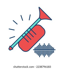 Clarinet line universal icon ui ux element sign.