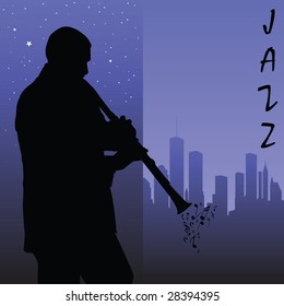 clarinet player