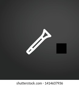 Clarinet vector icon. Clarinet concept stroke symbol design. Thin graphic elements vector illustration, outline pattern for your web site design, logo, UI. EPS 10.