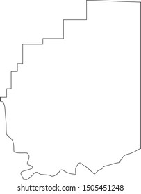 clarion County map in Pennsylvania state