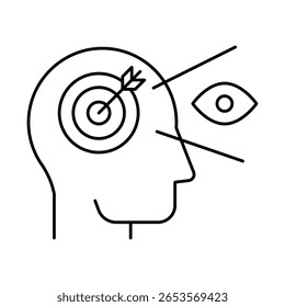 Clarity – Eye Representing Clear Vision and Understanding. Vector Icon