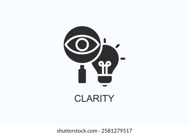 Clarity Icon Or Logo Isolated Illustration