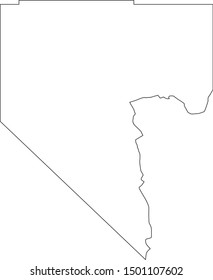 clark county map in nevada state