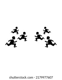 clash icon vector illustration logo template 