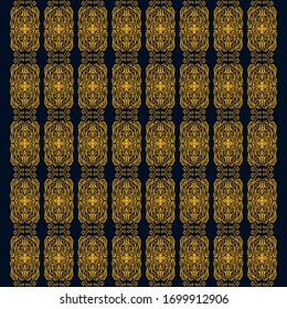 clasic gold pattern ornamen, seamless floral geometric patterns. for holiday cards, design wallpaper, pattern fills, web page, banner, flyer. Vector illustration.