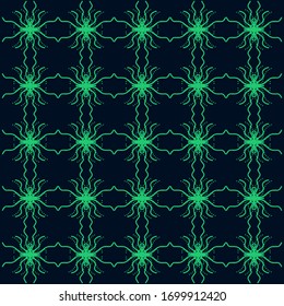 clasic green pattern ornamen, seamless floral geometric patterns. for holiday cards, design wallpaper, pattern fills, web page, banner, flyer. Vector illustration.