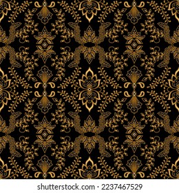 Clasic Indonesian Batik Lung Modern Miror Pattern