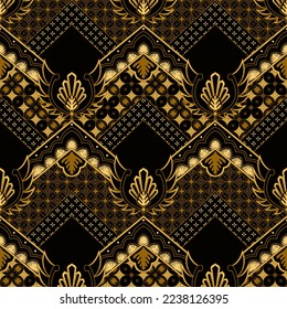 Clasic Indonesian Premium Batik Sogan Pattern