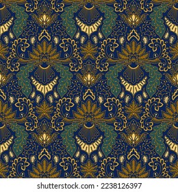 Clasic Indonesian Premium Batik Sogan Pattern