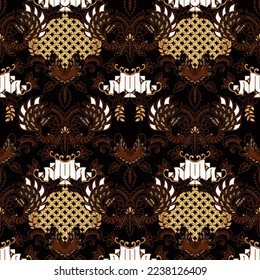 Clasic Indonesian Premium Batik Sogan Pattern