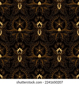 Clasic Indonesian Premium Batik Sogan Pattern