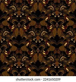 Clasic Indonesian Premium Batik Sogan Pattern