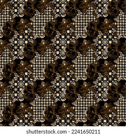 Clasic Indonesian Premium Batik Sogan Pattern