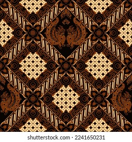 Clasic Indonesian Premium Batik Sogan Pattern