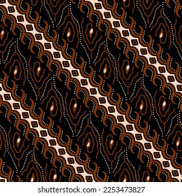 Clasic Indonesian Premium Batik Sogan Pattern