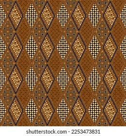 Clasic Indonesian Premium Batik Sogan Pattern