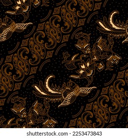 Clasic Indonesian Premium Batik Sogan Pattern