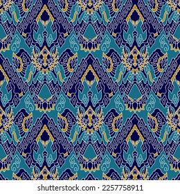 Clasic Indonesian Premium Batik Sogan Pattern