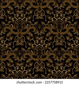 Clasic Indonesian Premium Batik Sogan Pattern