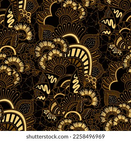 Clasic Indonesian Premium Batik Sogan Pattern