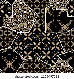 Clasic Indonesian Premium Batik Sogan Pattern