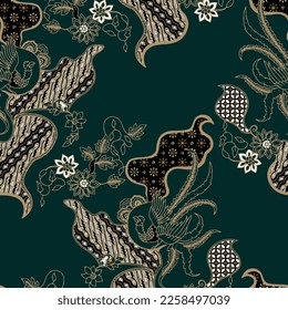 Clasic Indonesian Premium Batik Sogan Pattern