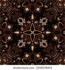 Clasic Indonesian Premium Batik Sogan Pattern