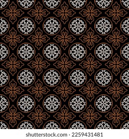 Clasic Indonesian Premium Batik Sogan Pattern