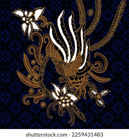 Clasic Indonesian Premium Batik Sogan Pattern