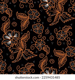 Clasic Indonesian Premium Batik Sogan Pattern