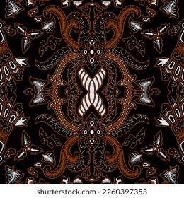 Clasic Indonesian Premium Batik Sogan Pattern