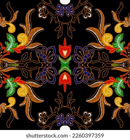 Clasic Indonesian Premium Batik Sogan Pattern