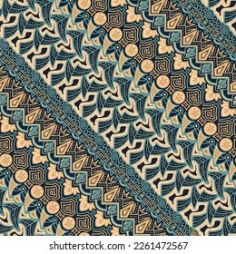 Clasic Indonesian Premium Batik Sogan Pattern