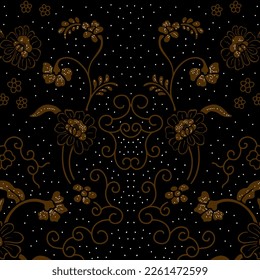 Clasic Indonesian Premium Batik Sogan Pattern