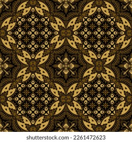 Clasic Indonesian Premium Batik Sogan Pattern