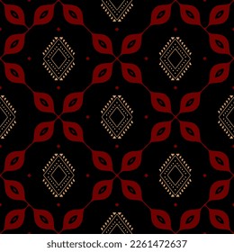 Clasic Indonesian Premium Batik Sogan Pattern