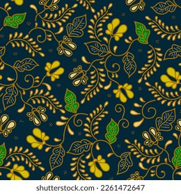 Clasic Indonesian Premium Batik Sogan Pattern