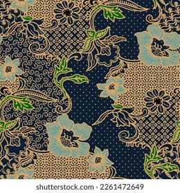 Clasic Indonesian Premium Batik Sogan Pattern