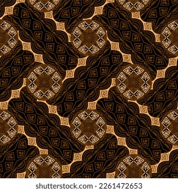 Clasic Indonesian Premium Batik Sogan Pattern